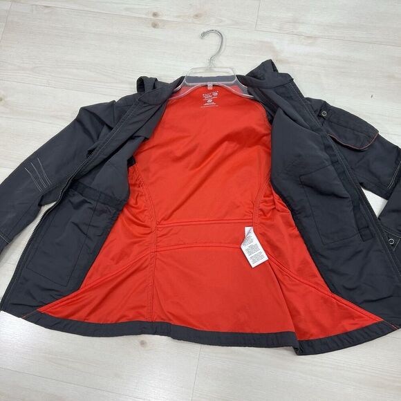 Mountain Hardwear Jacket Women's 2 Gray Hoodie Windstopper Soft Shell Full Zip - Picture 13 of 13